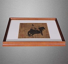 沅江书画装裱配框服务案例